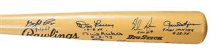 Hall of Fame No-Hit Pitchers Signed Bat With 13 Signatures Including Koufax and Hunter
